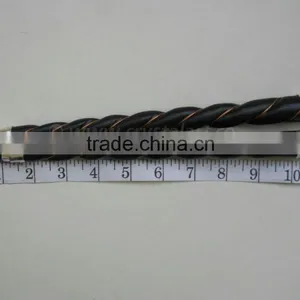 BLACK AGATE EXTRALONG TWISTED WOODEN HEALING WAND thumbnail-1
