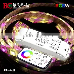 4 Channels Rgbw Strip Led RGBW Controller Wireless 5-24V With Push Dimming thumbnail-1