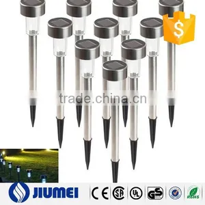 Waterproof Outdoor Solar Power Lawn Lamp LED Spot Light Garden Path Stainles Steel and Plastic Solar Decoration thumbnail-1