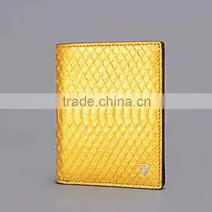 High Quality Handmade Lady Bifold Wallet Genuine Snake Skin Leather Wallet For Women thumbnail-3