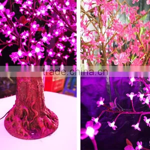 Super Artificial Pink LED Cherry Trees Stand at 1.5m High and 1.4m Wide With Branches thumbnail-2