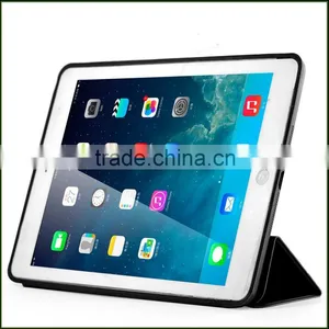 Smart Wake Sleep Function PC+PU Leather Case for IPad Air thumbnail-4