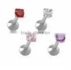 Lip Piercing Stud Internally Threaded Labret Ring Body Piercing Jewelry thumbnail-1