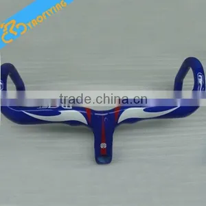 2015 New Arrival Red Carbon Road Bike Handlebar,beautiful Carbon Fiber Handlebar,lightweight Carbon Handlebar for Sale thumbnail-4
