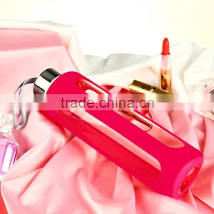 Portable High Borosilicate Glass Silicone Travel Bottles 500ml N6346 thumbnail-3
