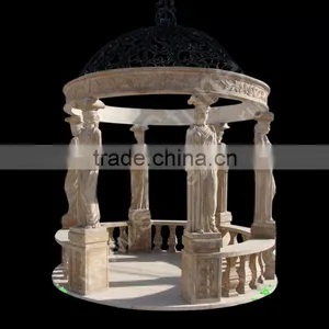 Outdoor Gazebos, Garden Gazebo, Marble Gazebo (YF-HT-S-TZ-028) thumbnail-1