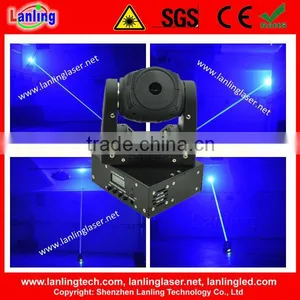 New Product / 500mW Blue Fat Beam Mini Moving Head Laser thumbnail-1