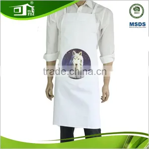 Cotton No Pocket Modern Restaurant Uniforms Bib Aprons thumbnail-1