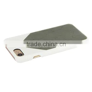 Factory Price Cement Phone Case With PC Frame Back Cover for Iphone 7 Case thumbnail-3
