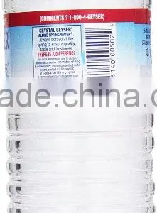Crystal Geyser Bottled Water, 24 Bottles/16.9 oz (500ml) thumbnail-2