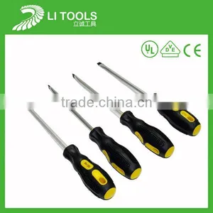 Plastic Handle Carbon Steel 3mm 4mm 5mm 6mm Slotted Screwdriver thumbnail-1