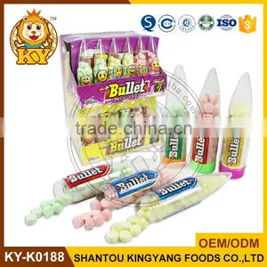 Hard Sweet Press Tablet Candy Filled In Bullet Toys thumbnail-1