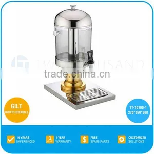 2017 Popular Sales Hotel Juice Dispenser- Single Tank, Gilt, 270*350*560 MM, TT-10100-1,CLICK HERE!!! thumbnail-1