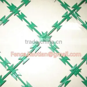 High Security Metal Fence Design for Military and Prison Boundary Razor Wire Mesh Fence thumbnail-1