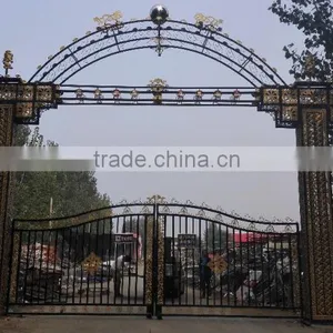 Used Cheap Wrought Iron Fence Panels for Sale thumbnail-3