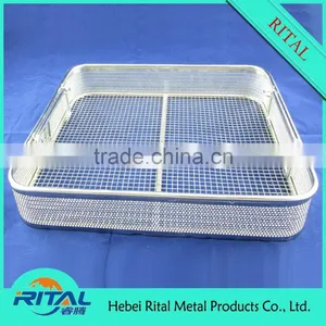 Hot Sale Medical Tools Stainless Steel Mesh Tray Sterilization Basket thumbnail-4