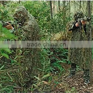 Woodland Camouflage Ghillie Poncho thumbnail-4