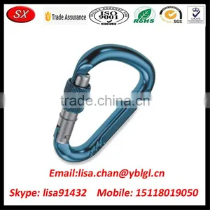 Dongguan Supplier OEM Aluminum Large Work Carabiner for Climning thumbnail-1