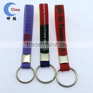 Factory Welcome Custom Silicone Key Chain thumbnail-1