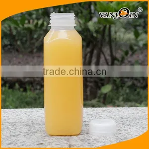 400ml Square Hot Filling Beverage Bottle Custom Logo thumbnail-3