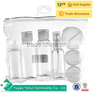 Mini 7 Pcs Travel Bottles Set Lightweight Skincare Empty Cosmetic Container Set thumbnail-1