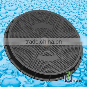 977-100 SMC Manhole Cover With Watertight Anti Static Set D400 /composite Manhole Cove / Grp Manhole Coverr thumbnail-1