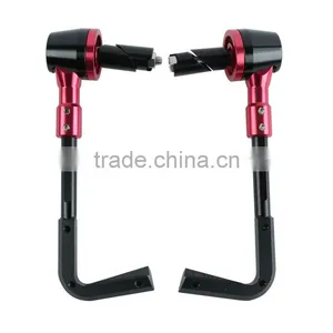 Red CNC Universal 7/8" Proguard System Pro Brake Clutch Levers Protect Guard thumbnail-1