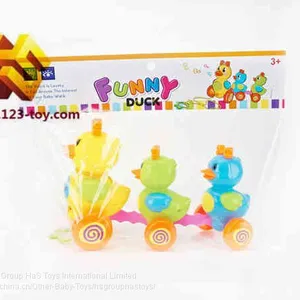 HS Group Ha'S HaS Toys Hand Push Toys Duck Bird Flower Wheel Car Motorbike for Kids thumbnail-3
