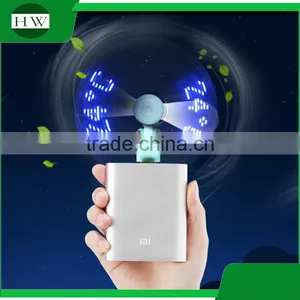 2 in 1 Adjustable Led Light Temperature Foldable Portable Otg Mini Usb Micro Pocket Fan for Tablet Mobile Phone Power thumbnail-5