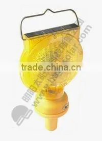 Solar Powered Traffic Light, Used Together With Traffic Cone thumbnail-1