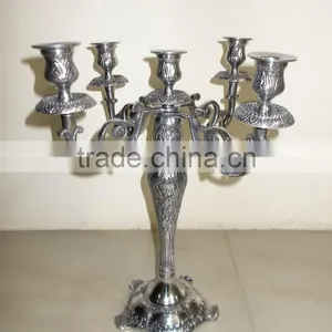 New Embose Antique Candelabra for Wedding Decoration thumbnail-1