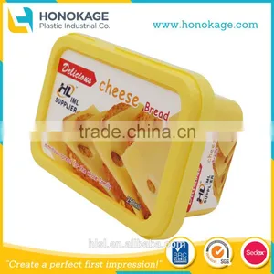 Rectangular Peanut Butter Jar With Lid, Plastic Food Containers With Lids thumbnail-1