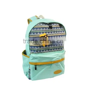 Lightweight Canvas Laptop Bag/Cute School Backpack Travel Bag With Little Doll thumbnail-1