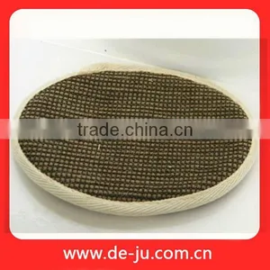 Dark Brown Oval Shape Natural Sisal Exfoliating Body Scrub thumbnail-1