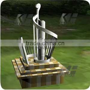Outdoor Stainless Steel Garden Sculpture Stand Sculpture thumbnail-2