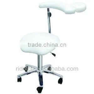 Potable Movable Ottoman Stool Hydraulic Chair With Wheels Used Salon Furniture TKN-37081A thumbnail-1