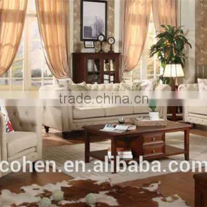 SF001 2015 New Arrival European White Fabric Sofa Designs With Crystal Buttons Stainless Steel Legs thumbnail-1