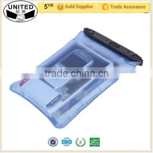 Waterproof Pouch Swimming Underwater Dry Bag Case for Mobile Touchscreen-Black thumbnail-1