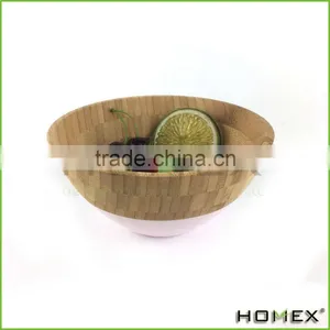 Wholesale Salad Bowl Mad of Bamboo Homex BSCI/Factory thumbnail-4