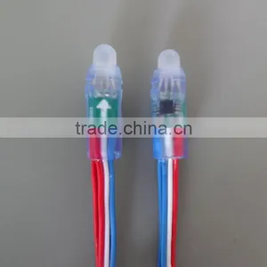 F8 RGB LED Straw Light for Holiday Decoration/Full Color 12mm LED Christmas Decoration Light thumbnail-4