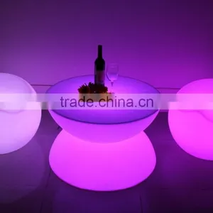 Led Outdoor Furniture, Fashionable Led Coffee Table, Elegant Cafe Furniture With Led Light thumbnail-4