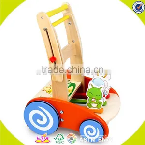 Wholesale Wooden Baby Walker Funny Wooden Baby Walker Multifunction Wooden Baby Walker W16E026 thumbnail-2