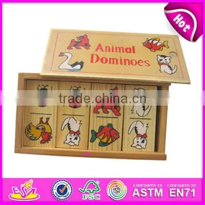 2015 New Wooden Custom Dominoes for Kids,wooden Toy Popular Domino for Children,cute Wooden Domino Set for Baby WJ278285 thumbnail-1