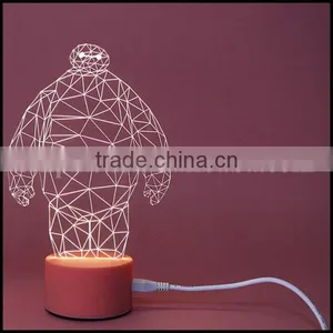 Christmas Gift Arcylic Big White Shape Led Light for Home Decoration/OEM Creative Design Led Light for Christmas Day thumbnail-2