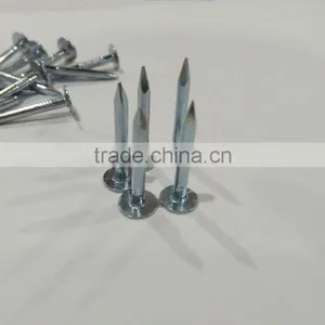 Factory Price Flat Head Clout Nails Zinc Coated Coil Roofing Nails thumbnail-4