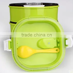 Multi-layer Stainless Steel Thermal Insulated Lunch Box Tiffin Box / Food Storage Containers thumbnail-3