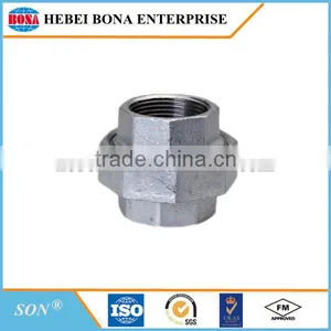"SON" Brand gi Malleable Iron Pipe Fittings Elbow /tee/socket/cross/nipple thumbnail-1