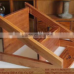 Beautiful Small Size Home Decoration Wooden Flower Stand thumbnail-2