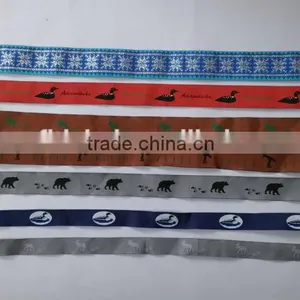 Wholesale Print Ribbons,printed Woven Grosgrain Ribbons in Rolls thumbnail-1