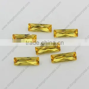 Hot Sale Rectangle Cushion Cut Loose Light Topaz Crystal Stone thumbnail-1